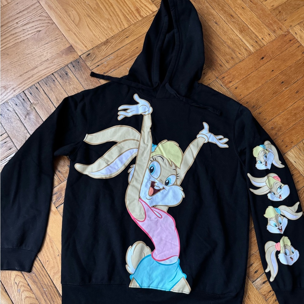 Looney Tunes Lola Bunny Black Hoodie